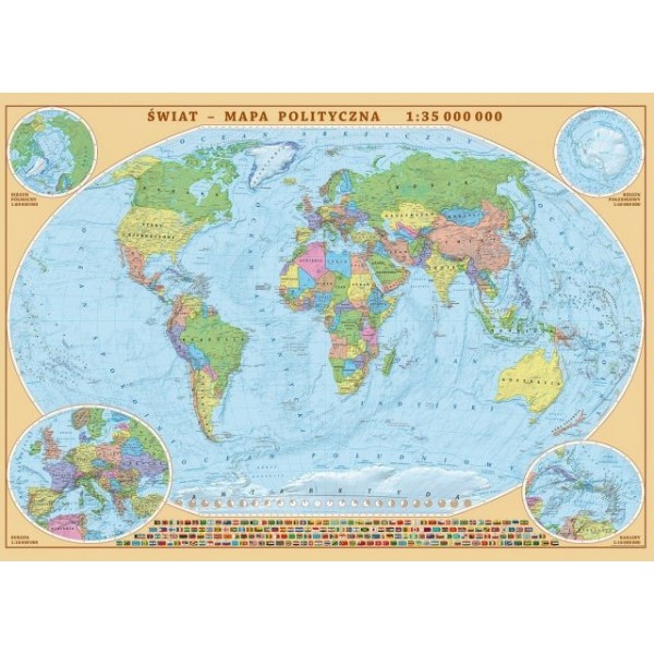 Mapa-Świat polityczny ( 2000el.) - Sklep Art Puzzle